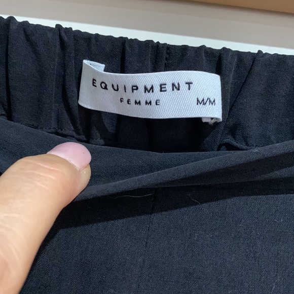 Equipment black silk culottes size M - suitable for AU10/12 - Picture 2 of 3